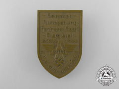 Germany, Third Reich. A 1936 Rdb Federation Of German Civil Servants Rally In Kassel-Kurhessen Badge