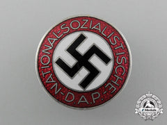 A Mint Nsdap Party Member Lapel Badge By Frank & Reif