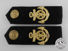 Germany, Imperial. A Navy (Kaiserliche Marine) Maschinistenmaat Shoulder Board Pair