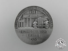A 1936 Reichsverkehrsgruppe Kraftfahrgewerbe Reichstagung Badge