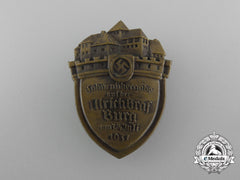 A 1937 Ulrichgrafburg Presentation Of The Flag Ceremony Badge
