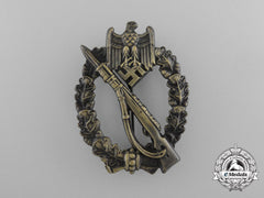 A Mint Infantry Assault Badge; Bronze Grade