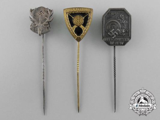 germany,_third_reich._a_lot_of_three_hunting_and_marksmanship_stick_pins_d_5628_1