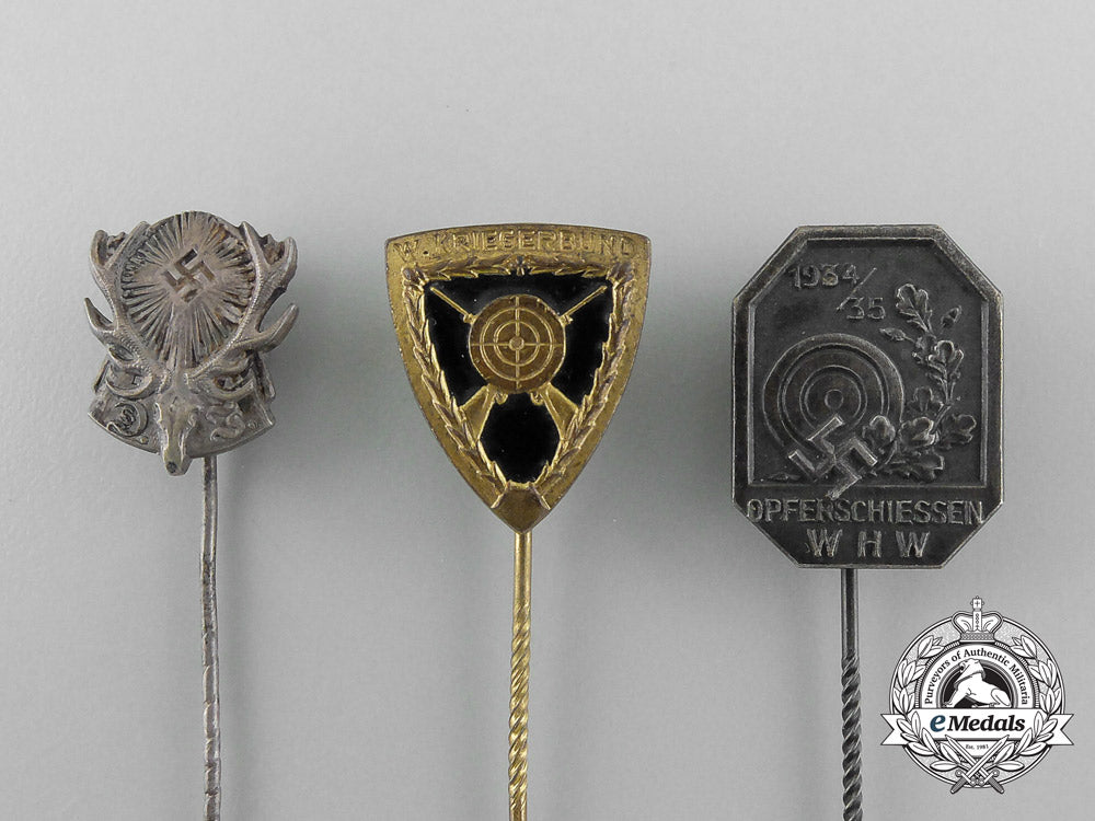 germany,_third_reich._a_lot_of_three_hunting_and_marksmanship_stick_pins_d_5629_1