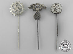 A Lot Of Three Third Reich Period Stick Pins
