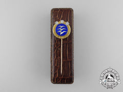 Germany, Luftwaffe. A Rare Class “F” (Gold With Diamonds) Fia Gliding Proficiency Award Pin