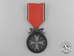 A German Eagle Order Silver Merit Medal With Swords By Pr. Münze, Berlin
