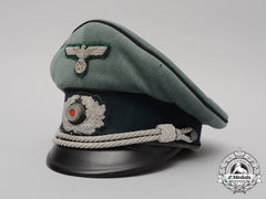 A Wehrmacht Heer (Army) Engineer/Pioneer Officer’s Visor Cap By Clemens Wagner