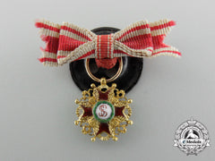 An Imperial Russian Miniature Order Of St. Stanislaus