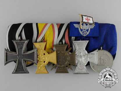 a_first_and_second_war_german_medal_bar_consisting_of_five_medals_d_5901
