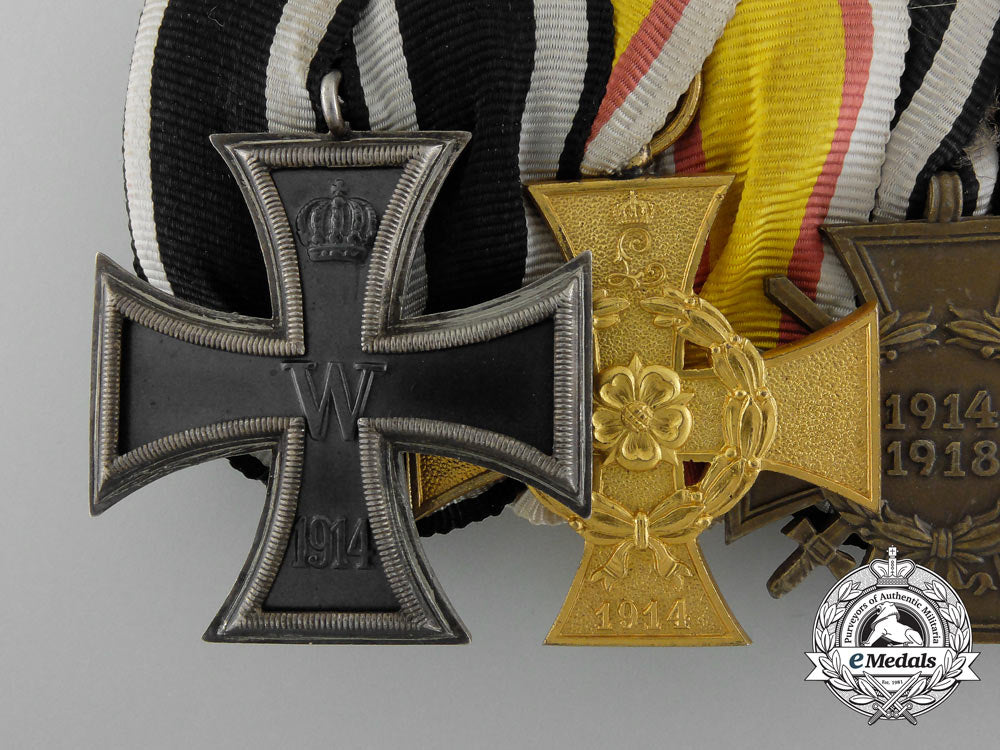 a_first_and_second_war_german_medal_bar_consisting_of_five_medals_d_5903