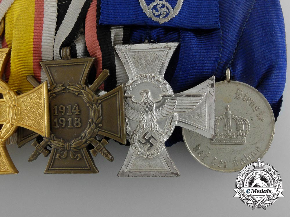 a_first_and_second_war_german_medal_bar_consisting_of_five_medals_d_5904
