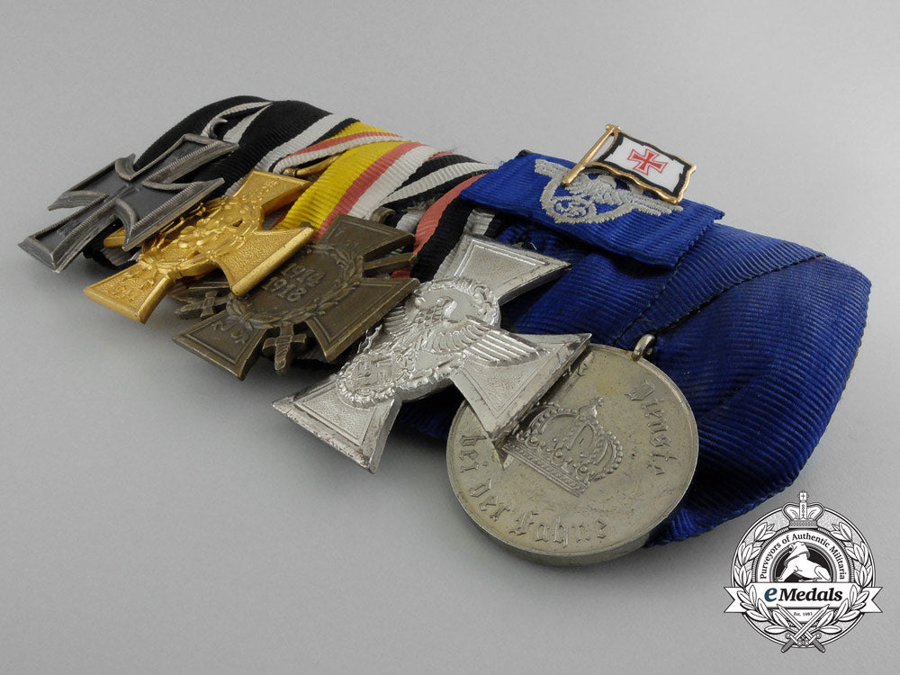 a_first_and_second_war_german_medal_bar_consisting_of_five_medals_d_5907