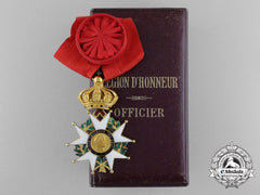 A French Order Of The Legion Of Honour, Officer, 4Th Class, 2Nd Empire (1852-1870) With Cased
