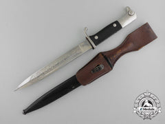 An Etched Bayonet Dedicated To The Reconnaissance Detachment Division 4