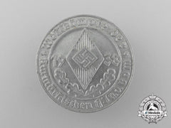 A 1938 Hj & Bdm Kurmark Competition Badge By E. F. Wiedmann