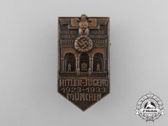 A Fine Quality 1933 Hj Victory Badge By H. Wittmann Of Munich