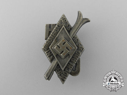 a1933/34_hj_hochland_mountain_range_ski_championships_badge_d_6186_1