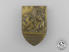 Germany, Third Reich. A 1933 Chemnitz District Council Day Badge
