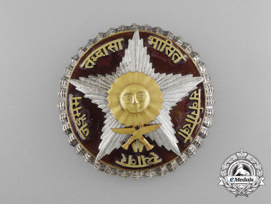 nepal,_federal_democratic_republic._a_most_puissant_order_of_the_gorkha_dakshina_bahu,_i_class_star,_c.1960_d_6208