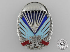 Czechoslovakia, Republic. A Parachutist Badge, C.1960