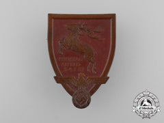 A 1937 Alfeld District Council Day Badge By E.o Friedrich Of Leipzig