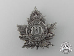 A First War 80Th Infantry Battalion Sweetheart Badge