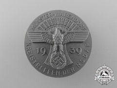 Germany, Nsdap. A 1939 Münster-Warendorf District Meeting Day Badge