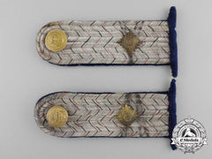 Germany, Imperial. A Navy (Kaiserliche Marine) Oberleutnant Zur See Shoulder Board Pair