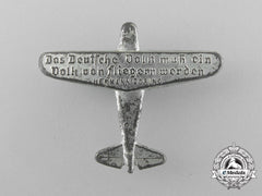 A Hermann Göring “The German Volk Has To Become A Volk Of Flyers” Badge