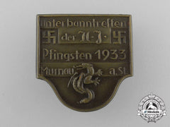 A 1933 Murnau Hj Pentecost Rally Badge