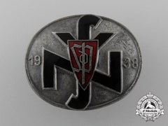 A Rare Czech National Socialist People's Welfare (Nsv) Leader's Badge 1938