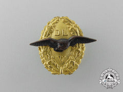 A Miniature Dlv Supporters Button-Back Badge
