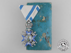 A Serbian/Royal Yugoslav Order Of St. Sava 1921-1941, 5Th Class, Cased