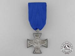 A German Police 18 Year Long Service Cross; Second Class