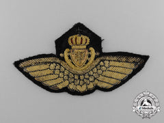 A Second War Norwegian Naval Pilot Cap Badge