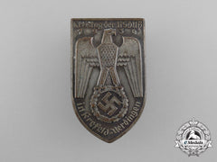 A 1936 Nsdap Krefeld-Uerdingen District Council Day Badge By Paulmann & Crone