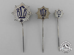 A Lot Of Three Reichsluftschutz (Rlb) Stickpins