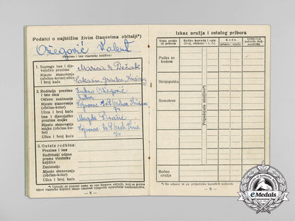 a_ww2_croatian_army_book,_nco_valent_ožegović_d_6898