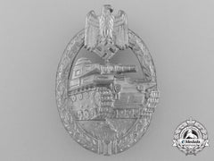 A Mint Silver Grade Tank Badge By H. Aurich