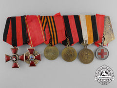 Russia, Imperial. An Order Of Saint Vladimir & Saint Anne Medal Bar