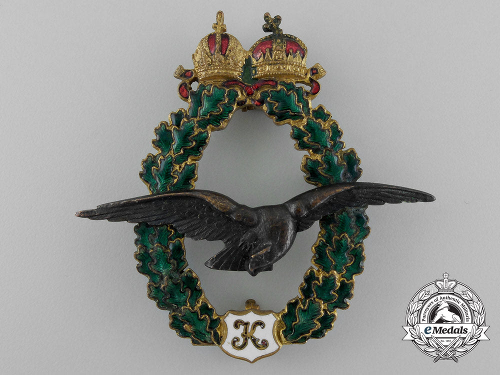 an_austrian_field_pilot_badge;_type_ii,_karl_i(1917),_fullsize_and_miniature_d_7028_1