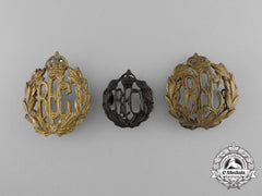 A Three First War Royal Flying Corps (Rfc) Badges