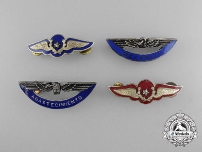a_lot_of_four_chilean_air_force_badges_d_7049
