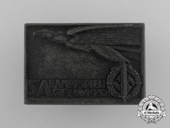 A 1937 Sa Championships In Gera Badge By Wernstein Of Jena