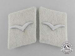 A Pair Of Luftwaffe Collar Tabs;  Lw-Panzer-Div. "Hermann Göring"
