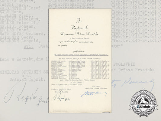 a_croatian_ww2_document_for_the_members_of_waffen-_ss"_prinz_eugen"_division_d_7118