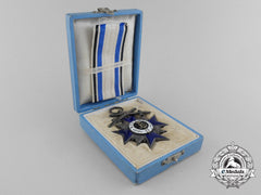 A Bavarian Military Merit Order; 4Th Class Merit Cross With Swords & Case