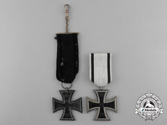Two Iron Crosses 1914 2Nd Class