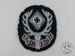A Fine Quality German Hunter’s Society Sleeve Patch Insignia